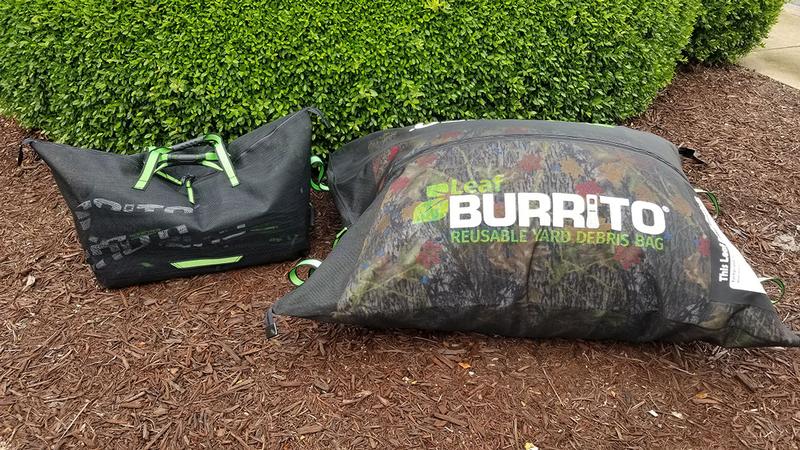 Leaf Burrito® - The Year Round Yard Bag - Custom Industrial-Grade Mesh  product with zippers for collecting, transporting and removal of leaves,  yard debris and dozens of other landscaping tasks and uses!
